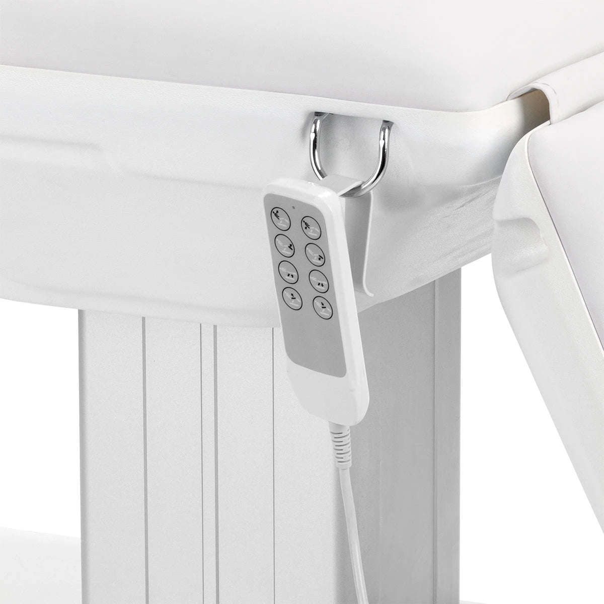 Sillon Eclipse electric cosmetic chair 4 actuators white