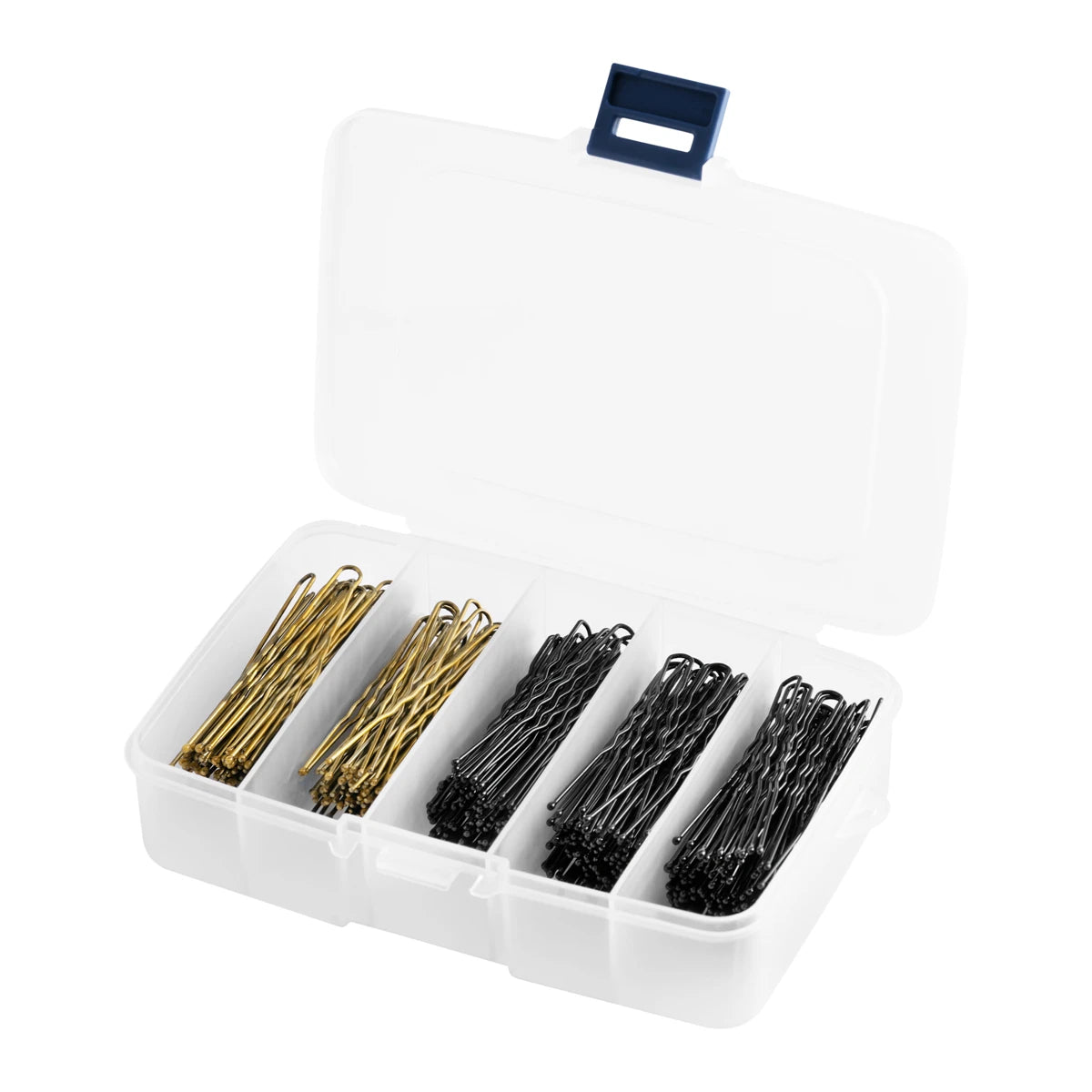 HAIRDRESSING BUNS FOR HAIR E-56 200 PCS. MIX