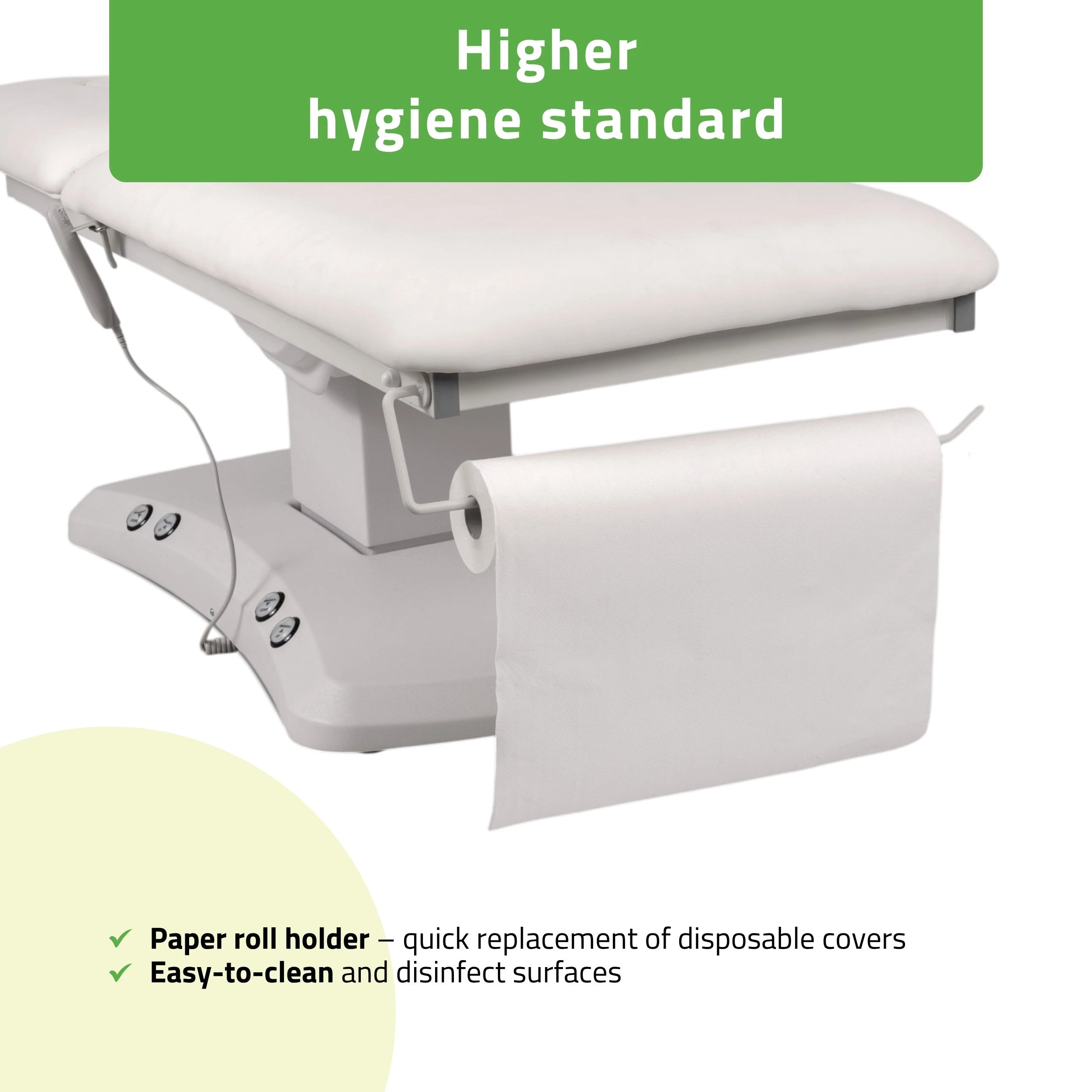 Electric treatment table Estella ERGO 2, k701 white – 2 motors