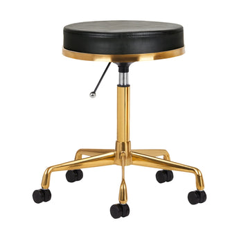 COSMETIC STOOL H4 GOLDEN BLACK