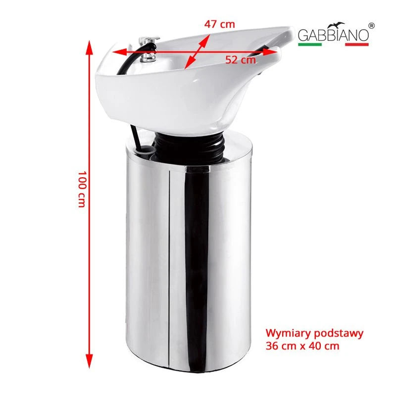 Hairdressing backwash Gabbiano q-2460 white