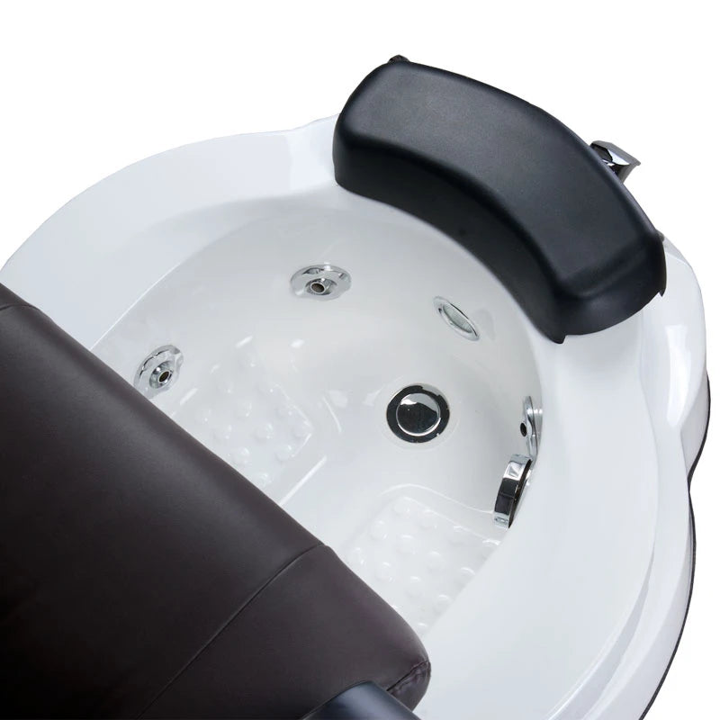 Pedicure Chair with massage BR-3820D, brown