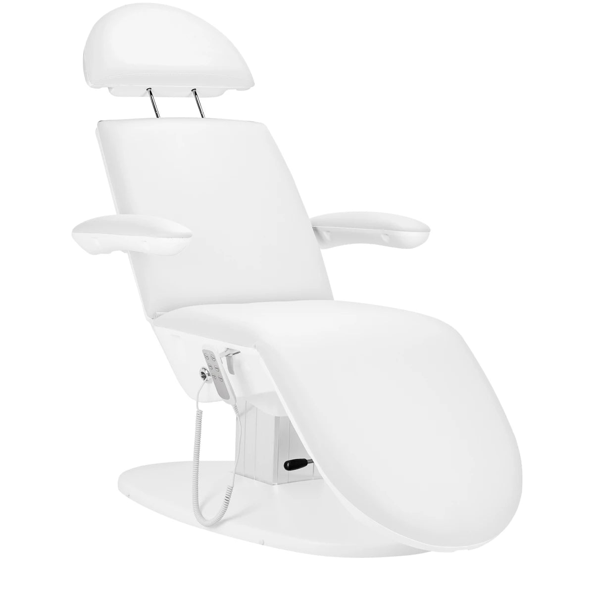 Cosmetic chair electr. 2240 Eclipse 3 actuators white with a cradle