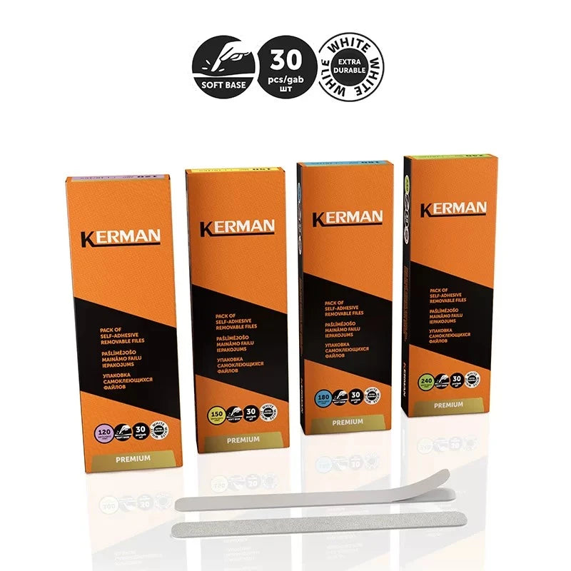 Kerman files-L, with softenation WHITE (180 gritt)
