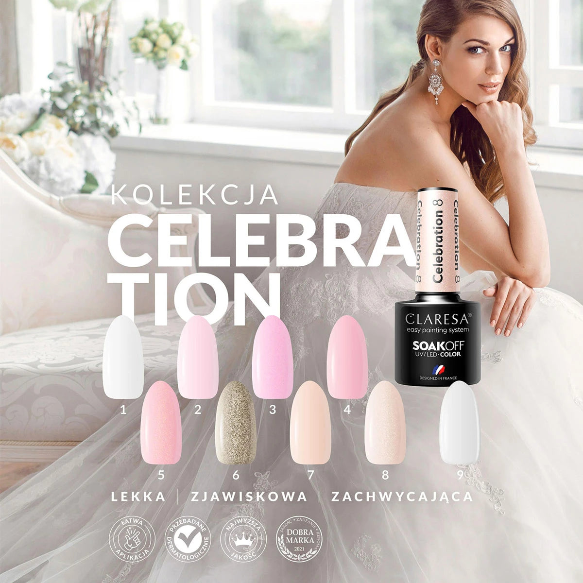 Hybrid nail polish CELEBRATION 9 -5g