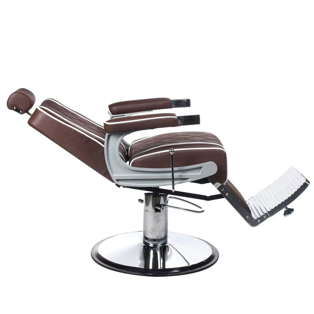 Barber Chair ODYS BH-31825M, brown, matt