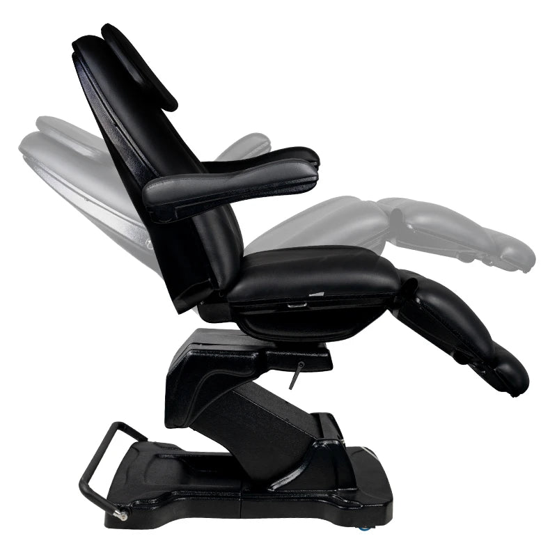 Beauty bed-couche 161, 3 motors, rotating, black