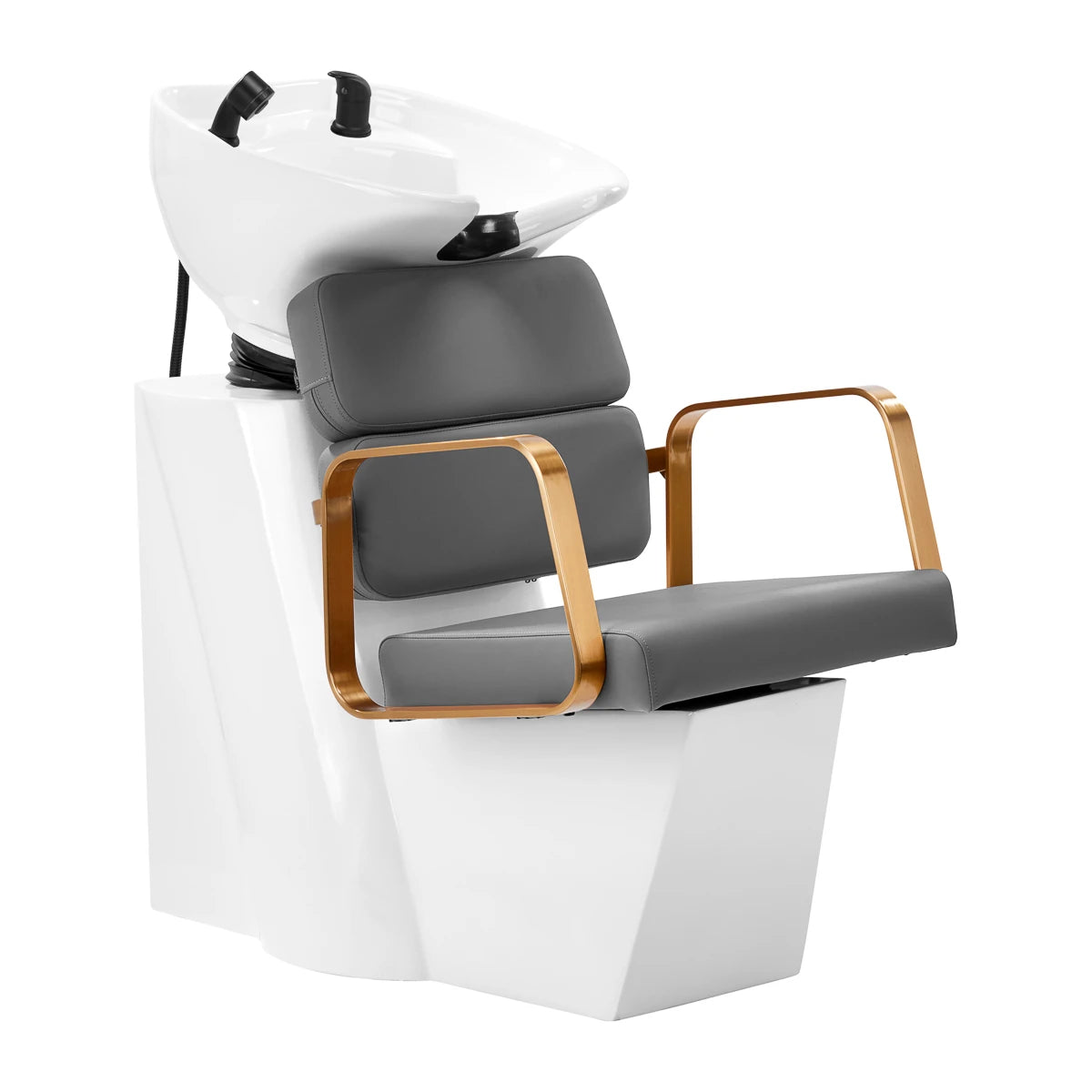 Hairdressing backwash Gabbiano Porto golden-gray