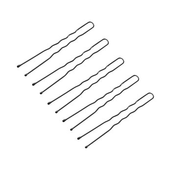 Hairdressing buns for hair e-65 300 pieces 6 cm black