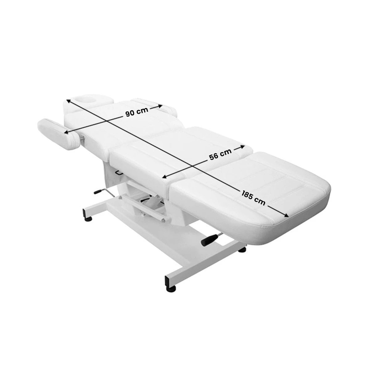 Beauty bed-couche AZZURRO 705, 1 motor, white