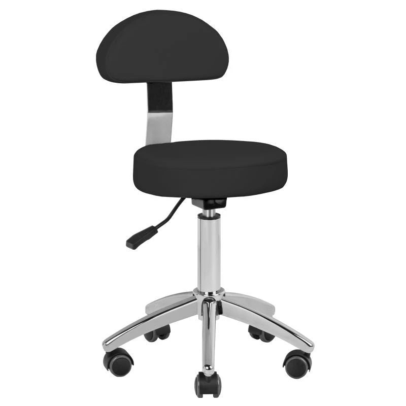 SET - Beauty bed-couche SILLON LUX 273b, black + stool 304