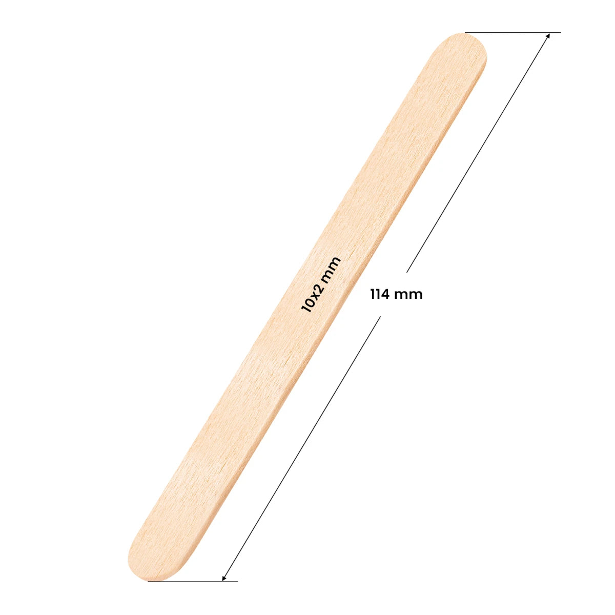 Disposable wooden waxing spatulas (100pcs.)