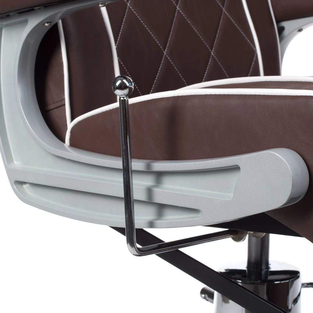 Barber Chair ODYS BH-31825M, brown, matt