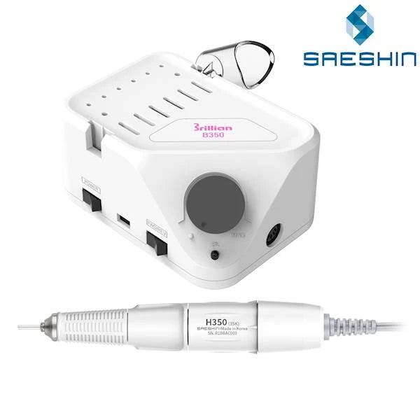 Saeshin Brillian B350/H350 Nail Drill Machine (White)