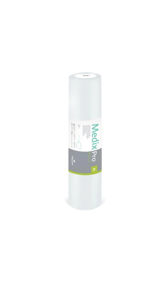 NON-woven bedsheet in roll with perforation Medixpro 50cm x 50m -WHITE