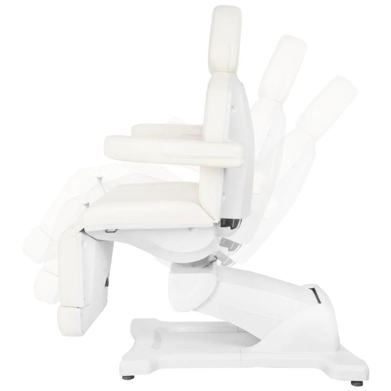Beauty bed-couche AZZURRO 869a rotary, 4 motors, white