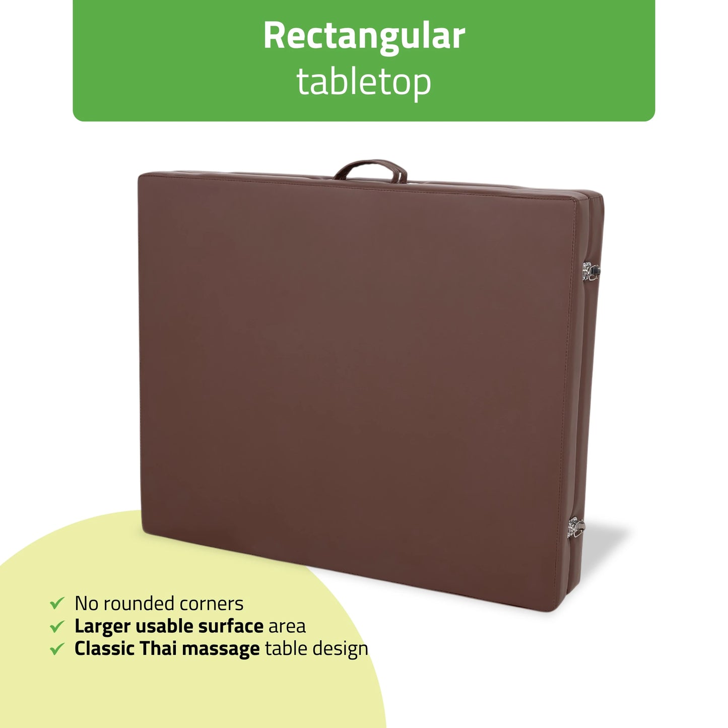 Portable Thai massage table Niro 80 PU k835 brown