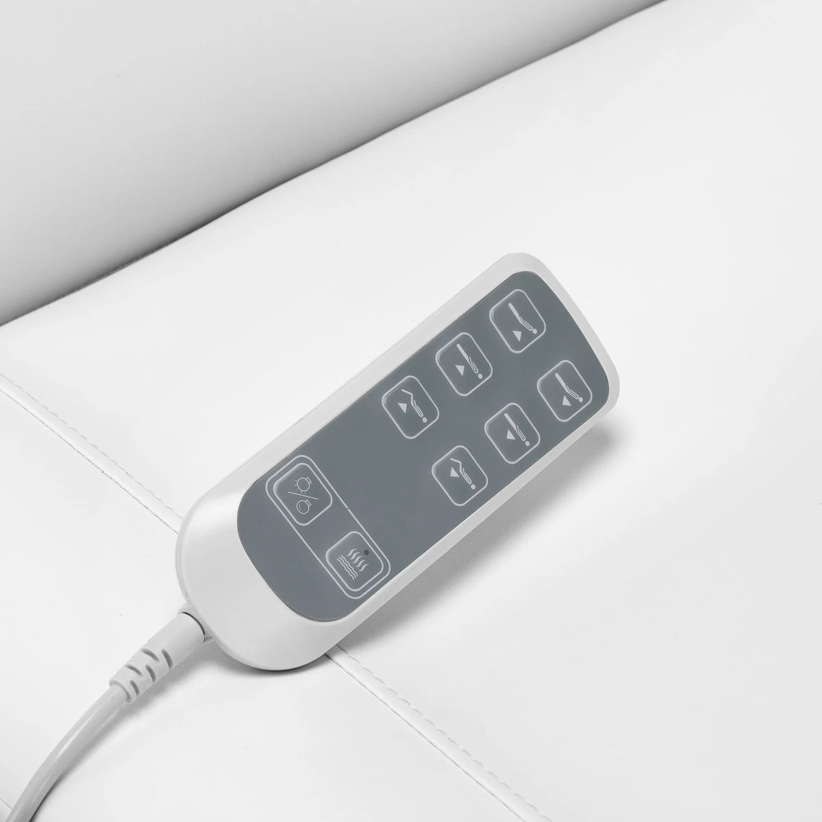 Beauty bed-couche SILLON CLASSIC, 3 motors, white, heated