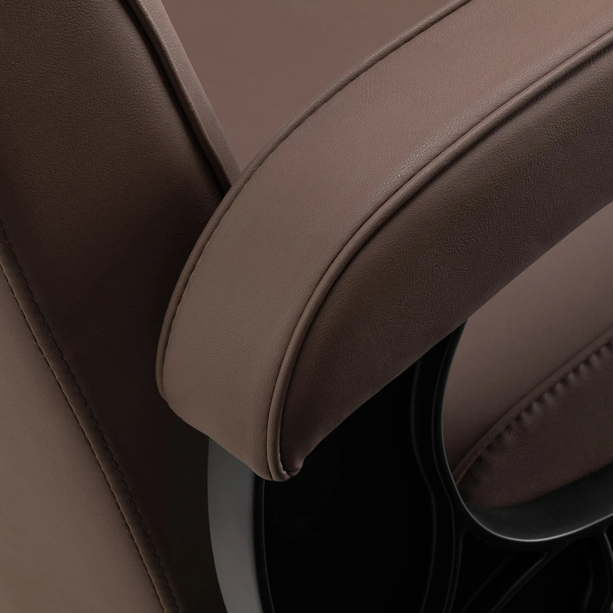 Gabbiano Continental hairdressing chair brown