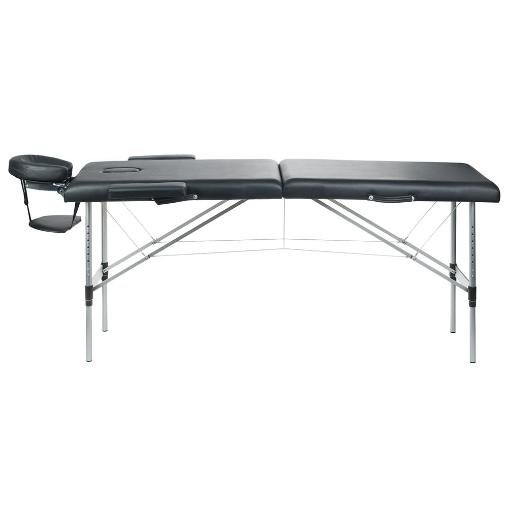 Folding massage table COMFORT 11, black