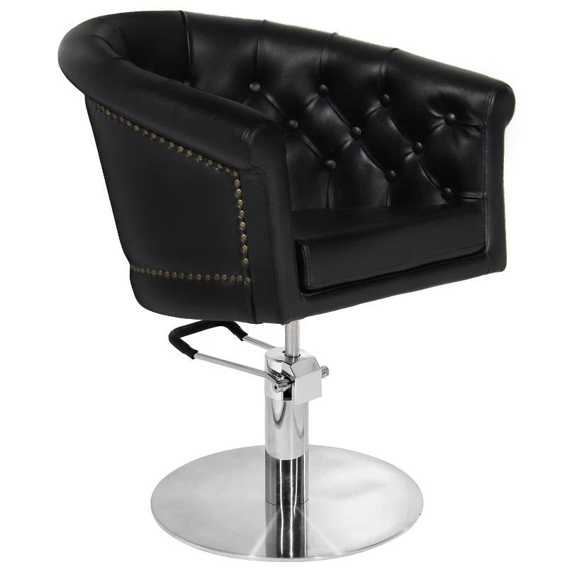 Hairdressing chair Gabbiano Londod black