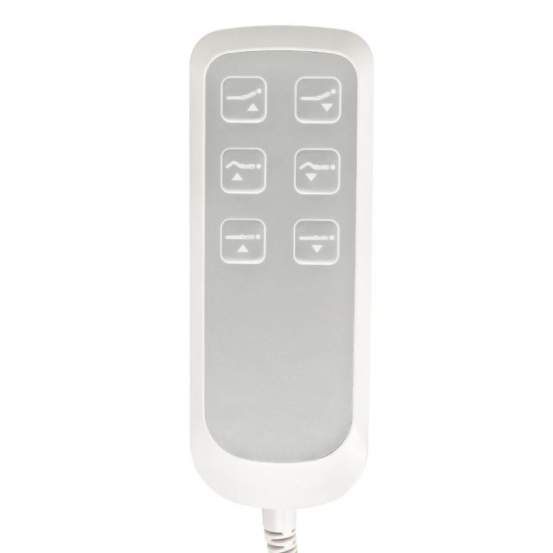Beauty bed-couche 158a 3 motors, white