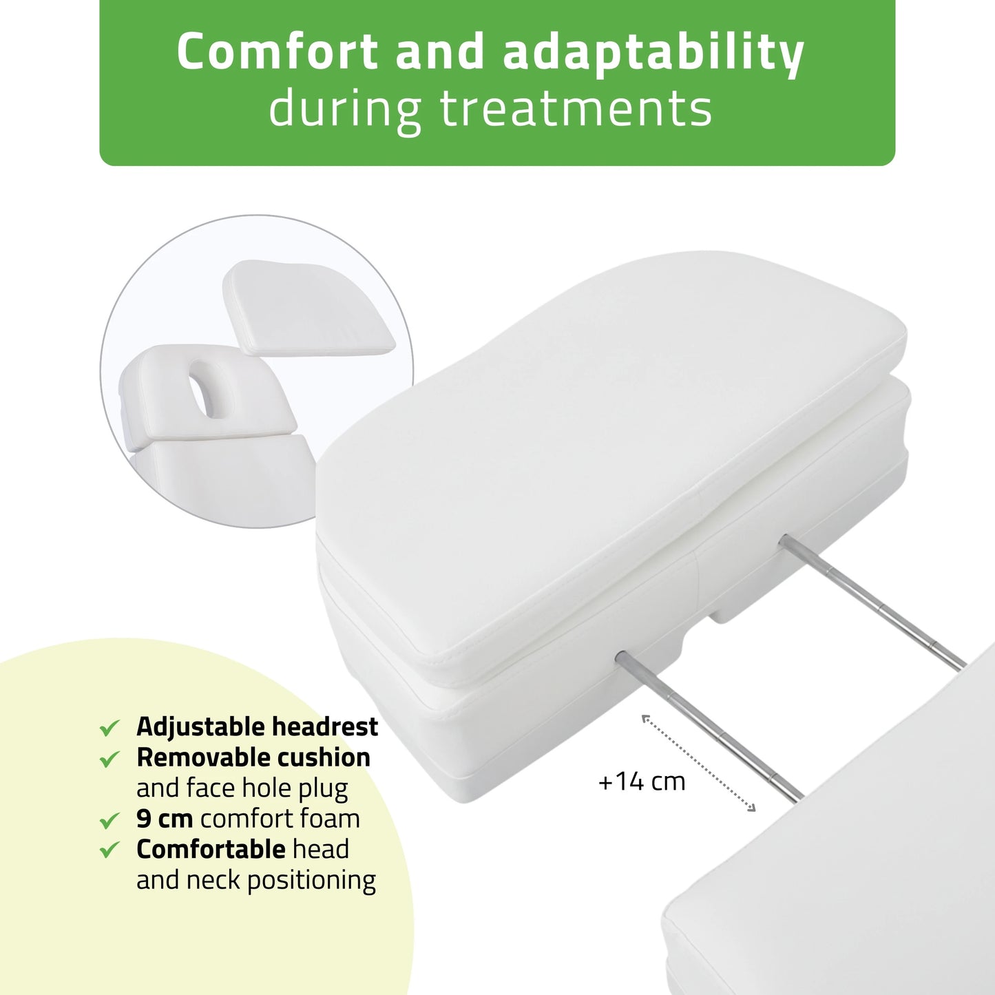 Electric beauty chair Selia PRO 4 Touch Core k301 white