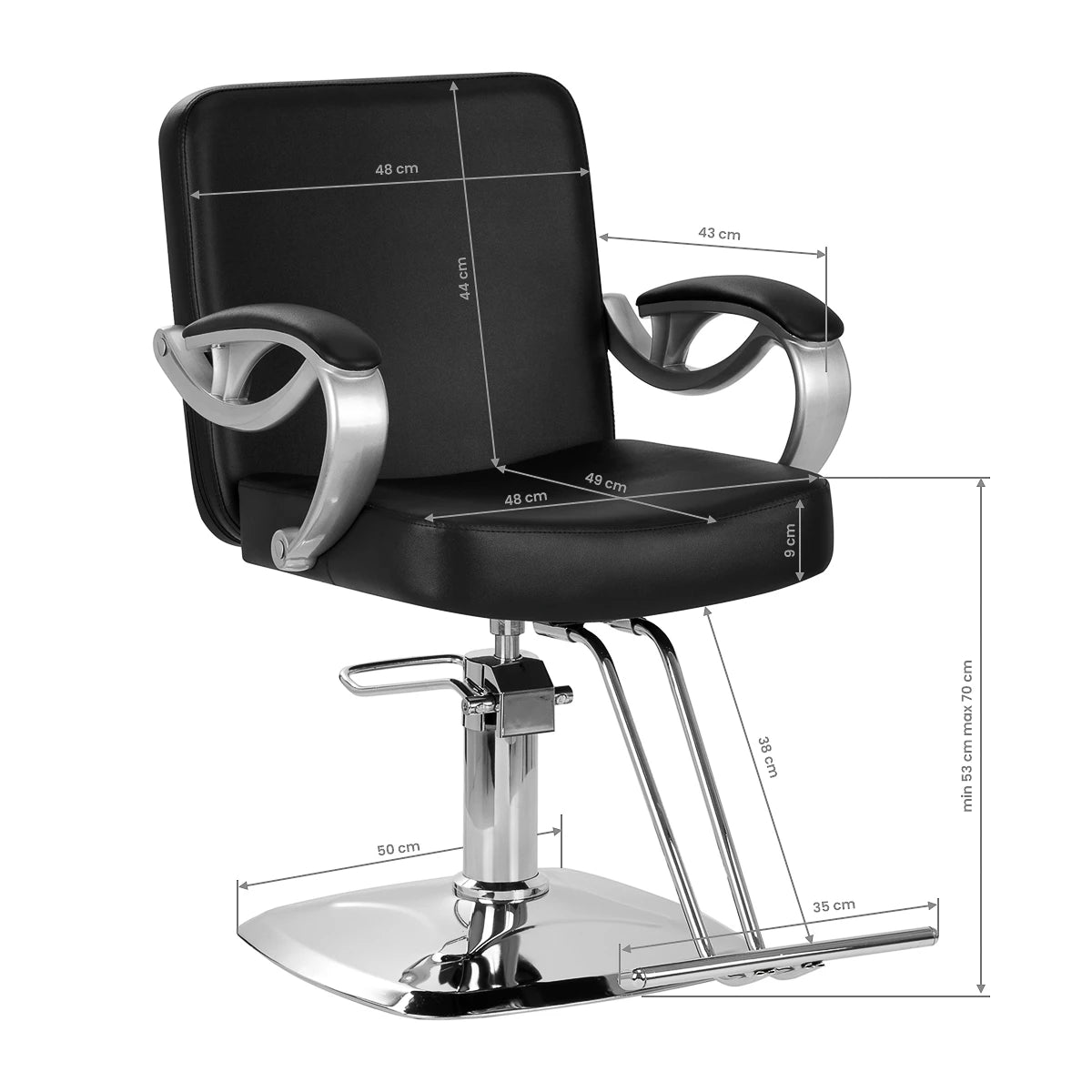 Hairdressing chair Hair System ZA31 black