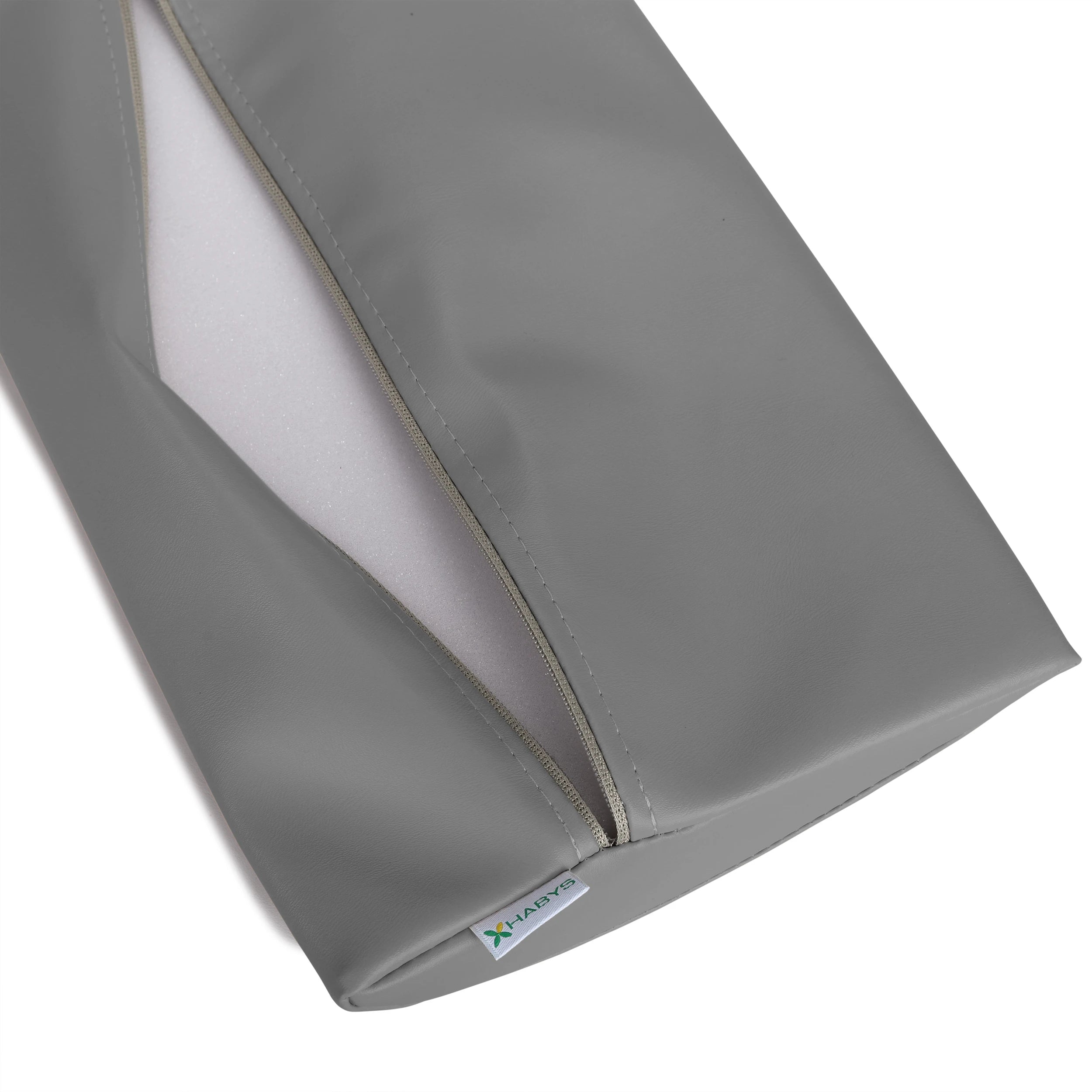 Pusapaļš Spilvens Muguras Lejasdaļas Atbalstam 40x25x5 Mīksts k722 Pelēks
