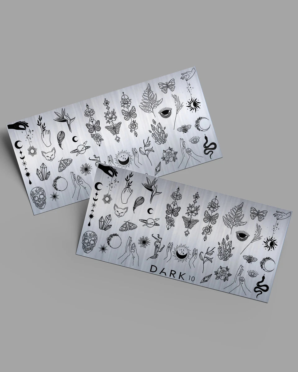 Plate for stamping 10