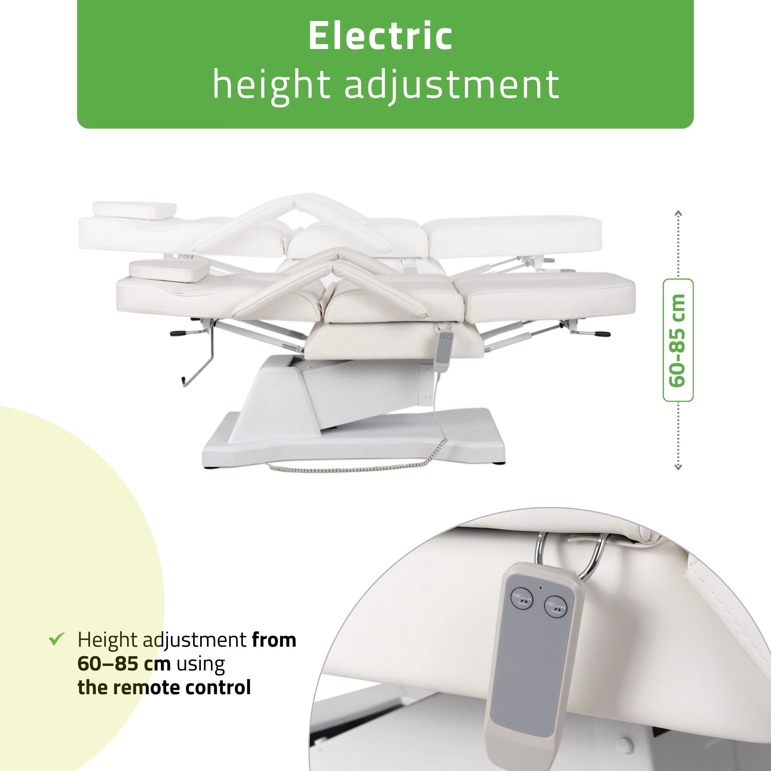 Electric beauty chair Laris Touch Core k301 white