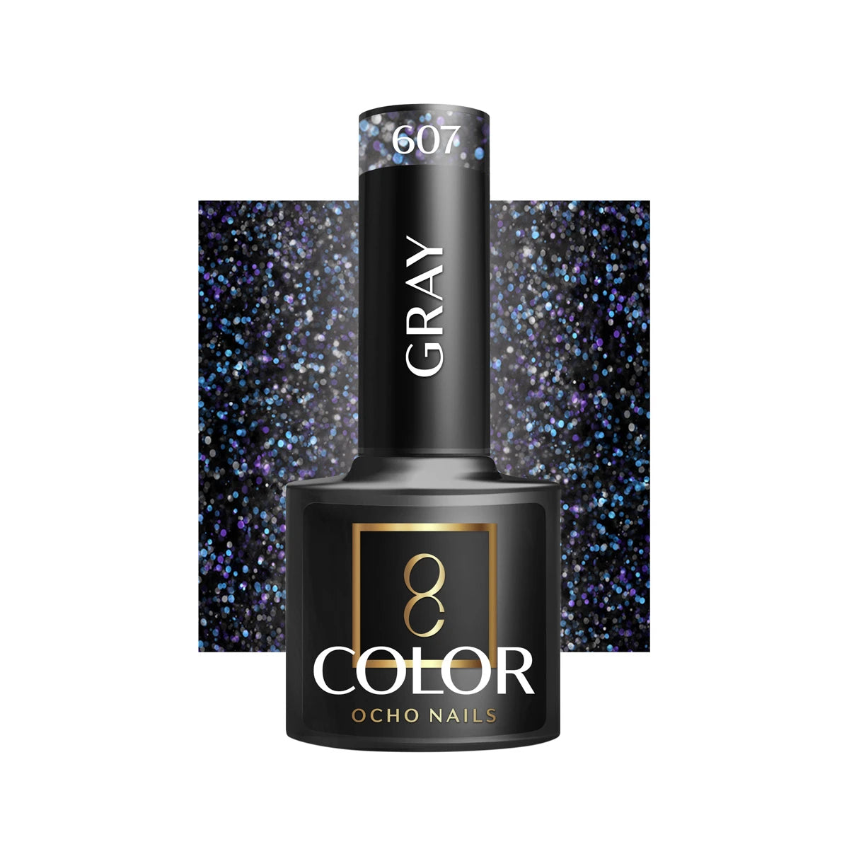 Gel polish OCHO Gray 607 -5 g