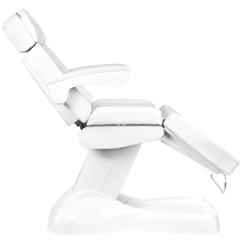 Beauty bed-couche LUX, 4 motors, white with a cradle