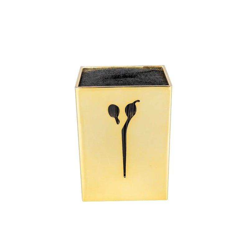 Gold scissors stand
