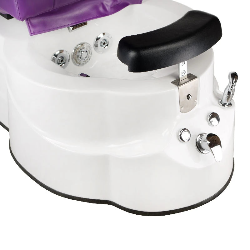Pedicure Chair with massage BR-3820D, purple