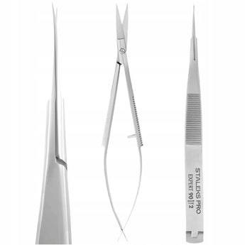 Professional micro scissors for eyebrows modeling EXPERT 90 TYPE 2