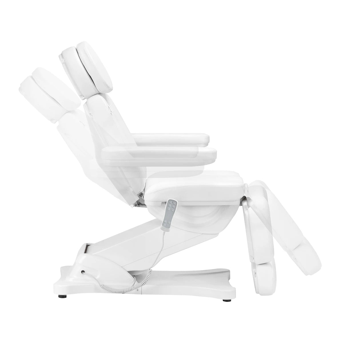Electric cosmetic chair SILLON CLASSIC 3 motors with heating, white