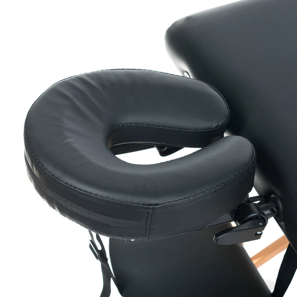 Folding massage table COMFORT 10, black