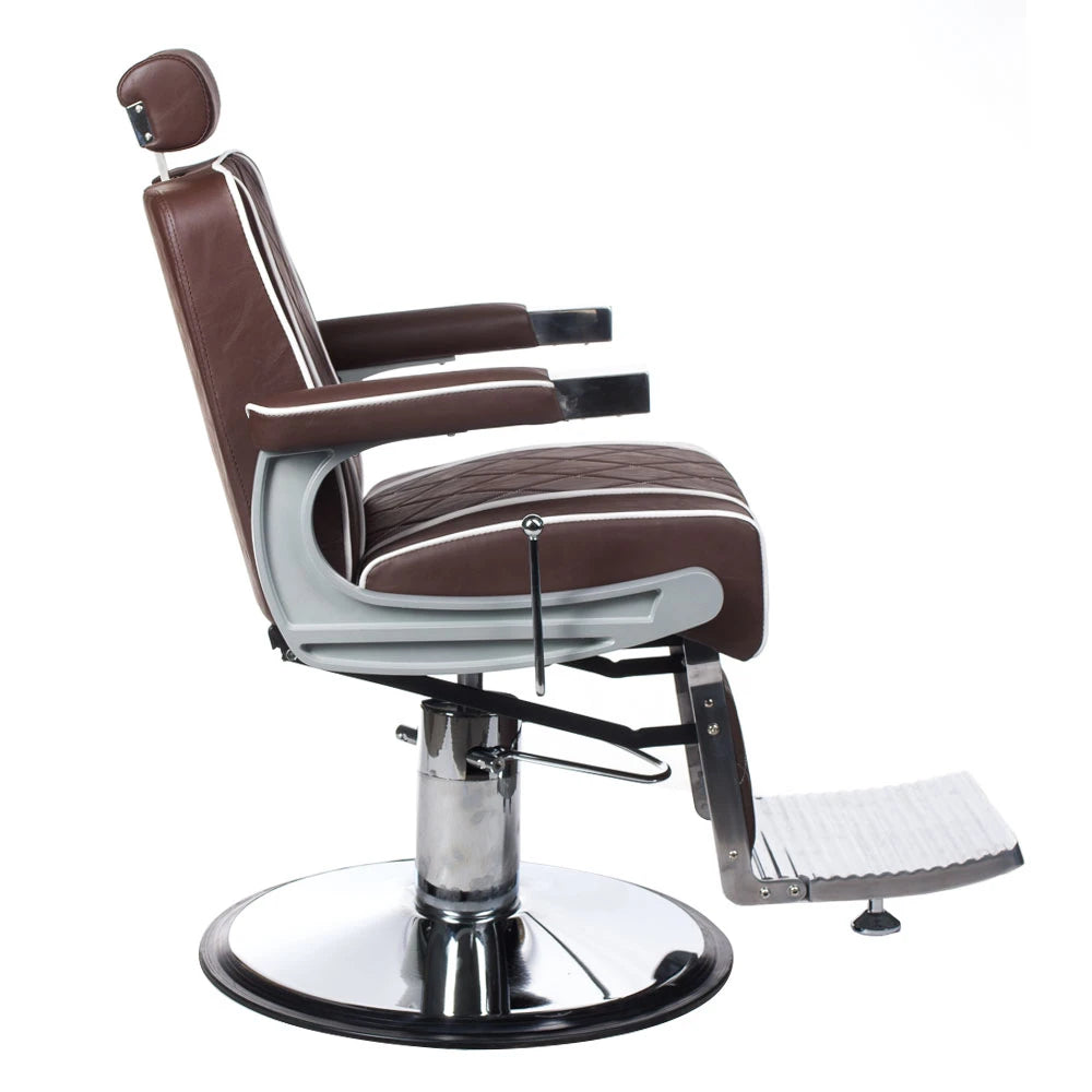 Barber Chair ODYS BH-31825M, brown, matt