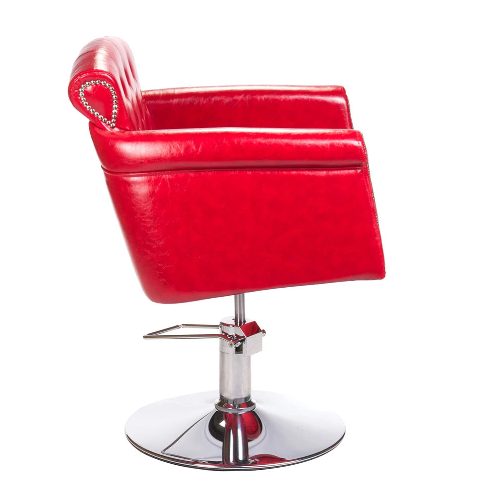 Hairdressing chair ALBERTO BH-8038, red