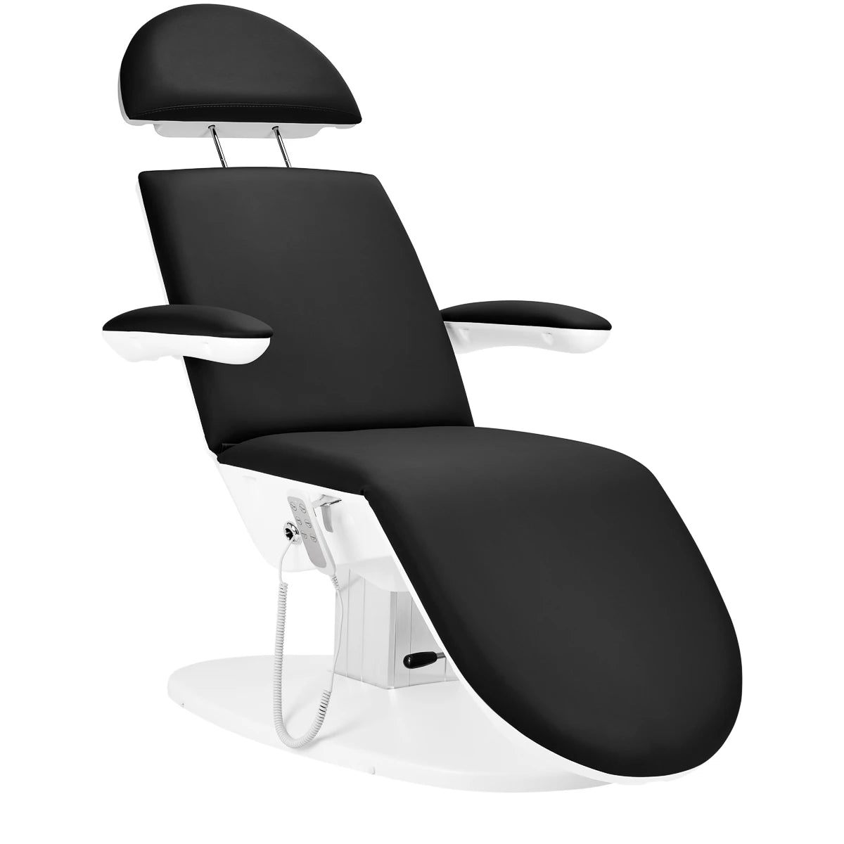 Cosmetic chair electr. 2240 Eclipse 3 actuators black with a cradle