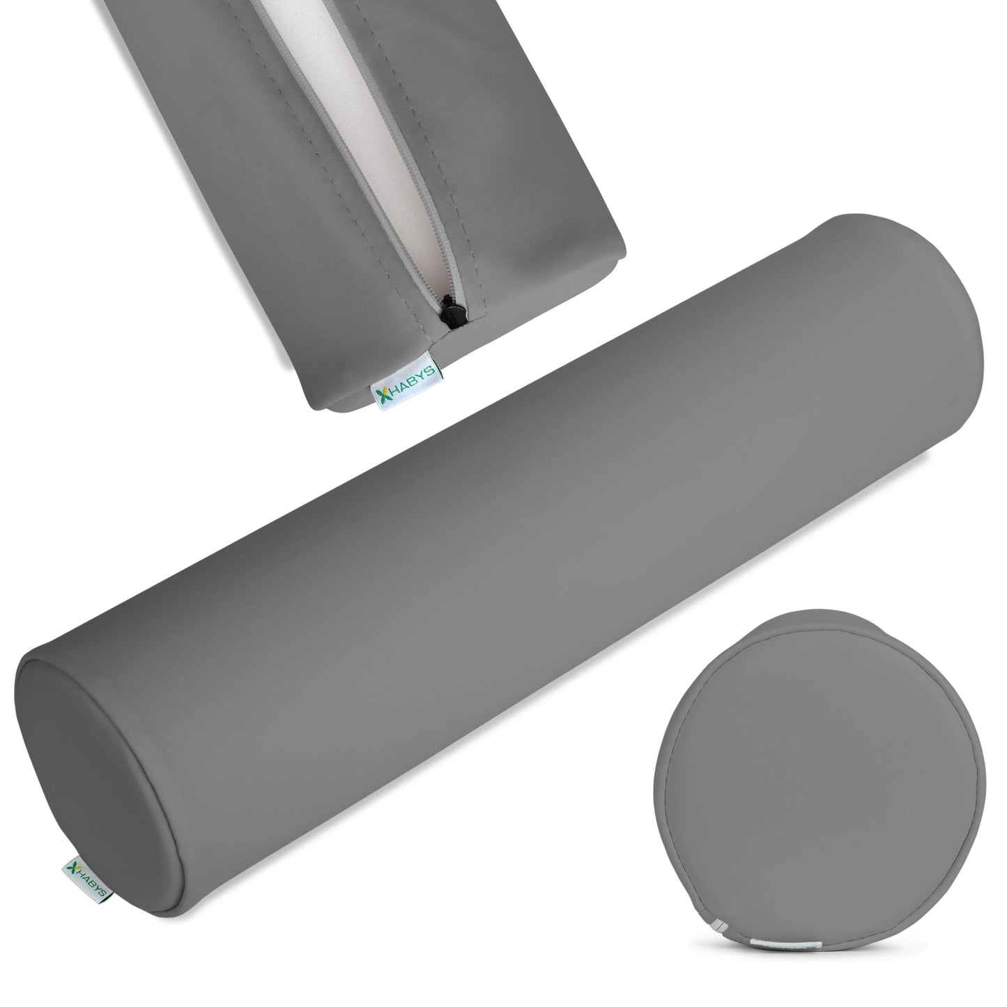 Round Bolster 15x60 k322 Gray