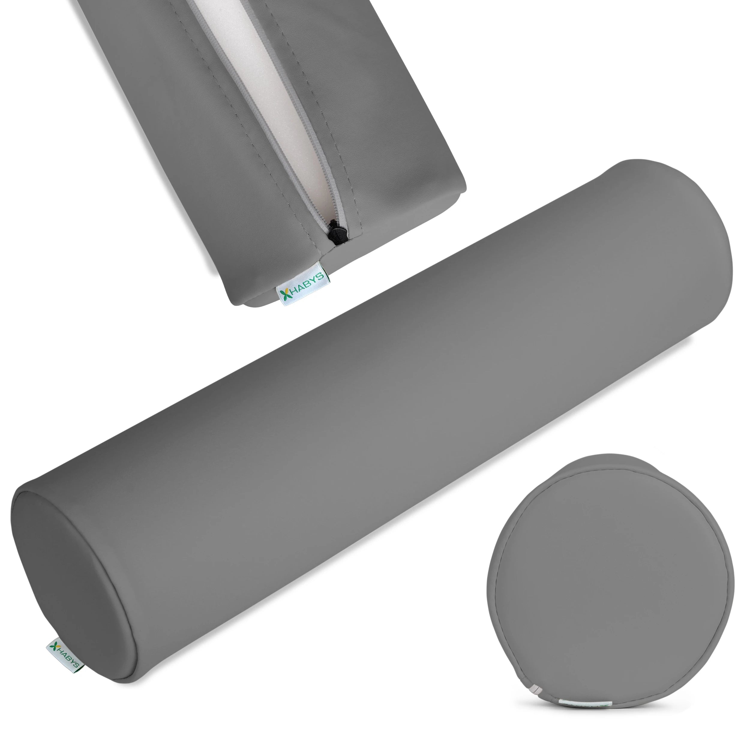 Round Bolster 15x60 k322 Gray