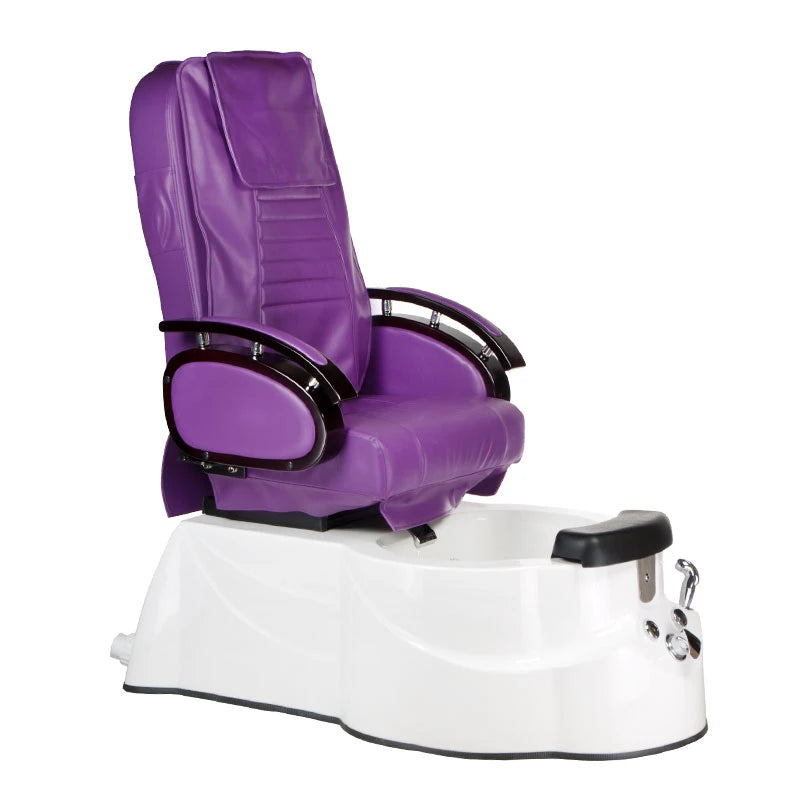 Pedicure Chair with massage BR-3820D, purple