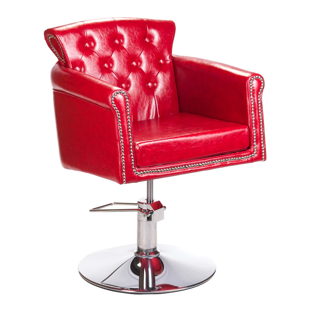 Hairdressing chair ALBERTO BH-8038, red