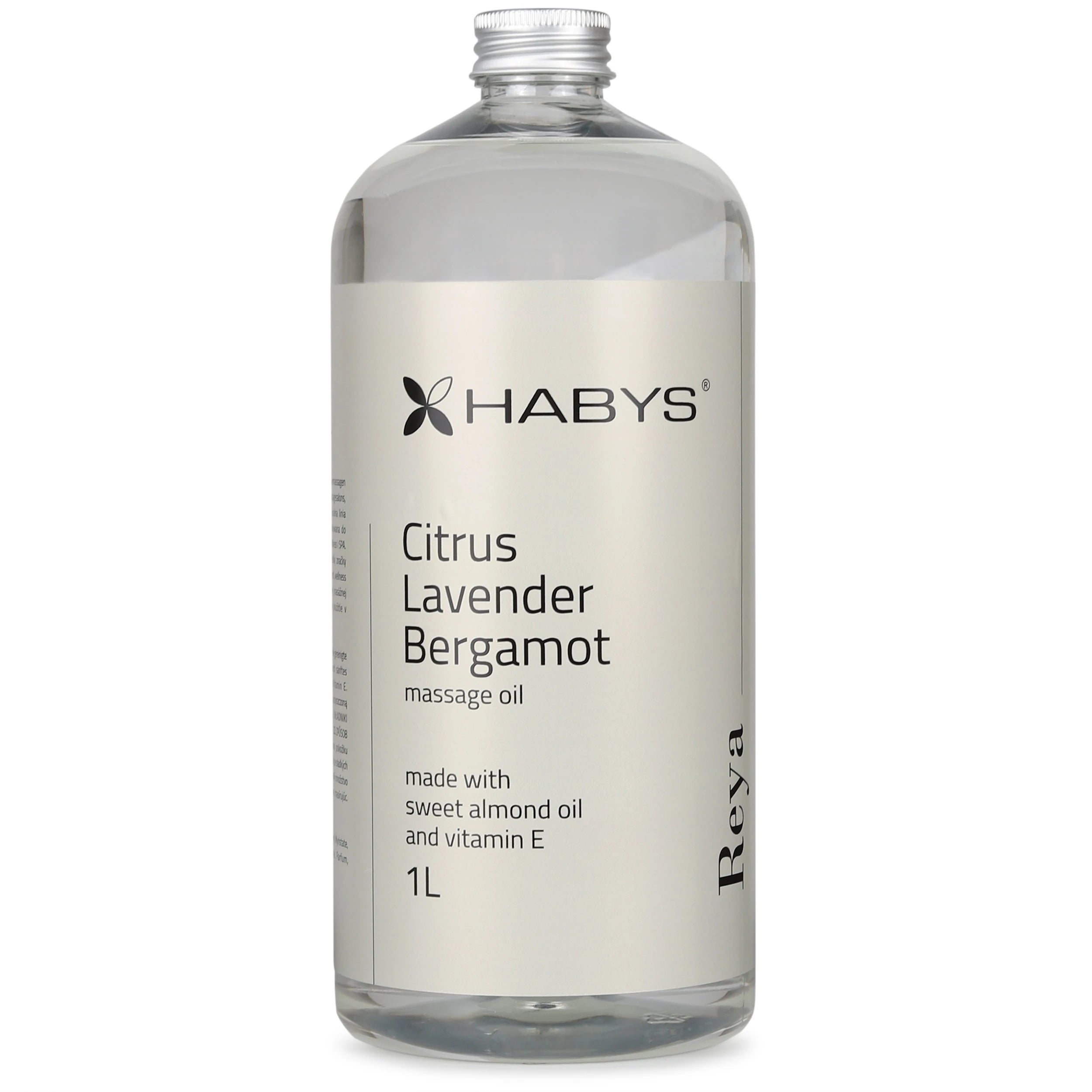 Massage Oil, Citrus/Lavender/Bergamot, HABYS 1000 ml