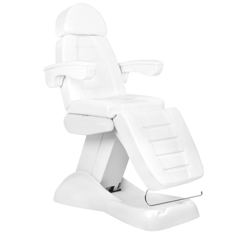 Beauty bed-couche LUX, 4 motors, white with a cradle