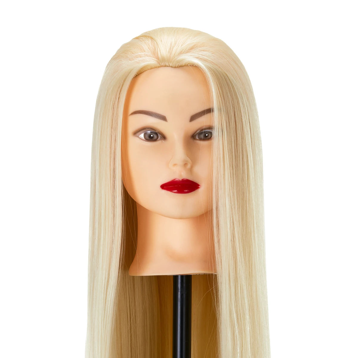 Gabbiano WZ2 synthetic hair training barber head, color 613H, length 24"