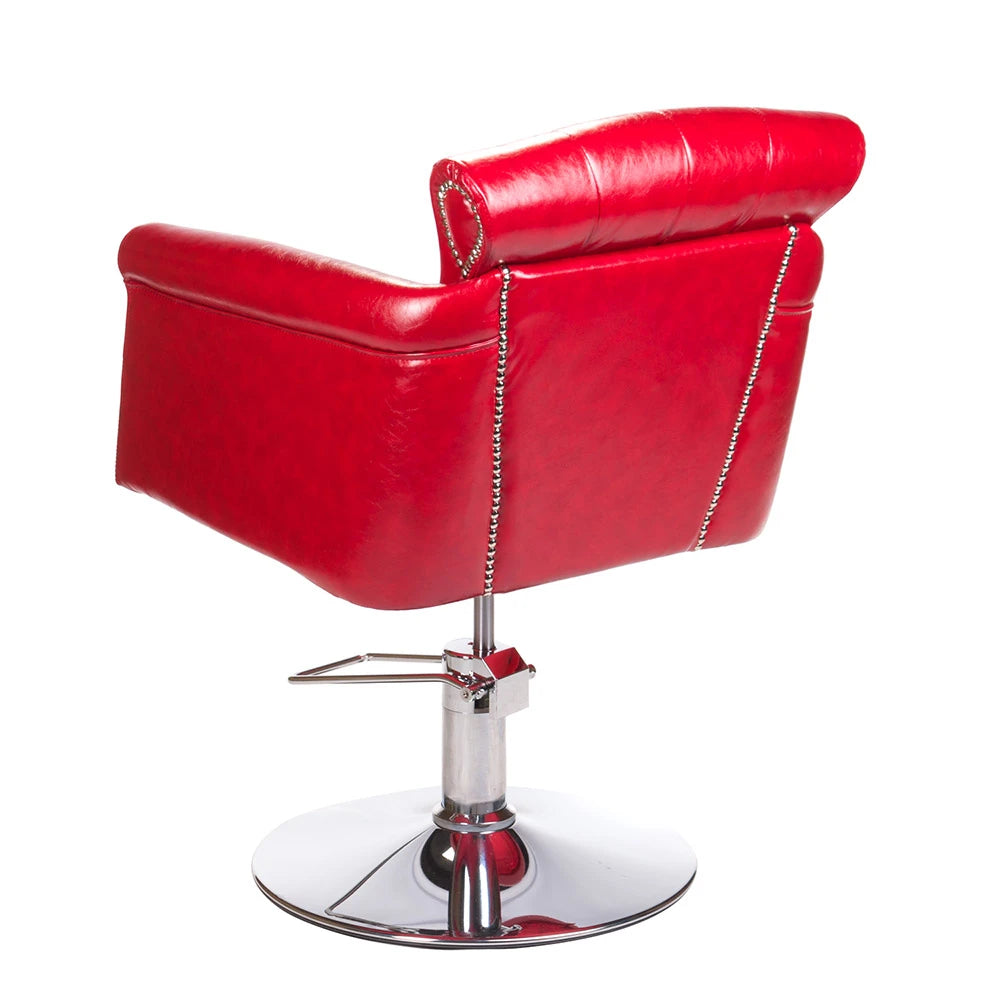 Hairdressing chair ALBERTO BH-8038, red
