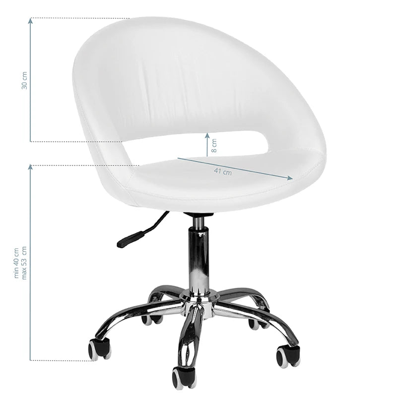 Cosmetic chair, 223, white